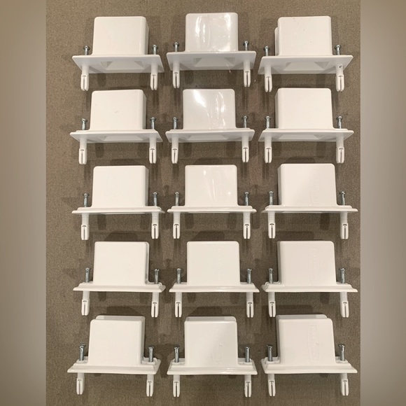 Rubbermaid Other 5 Rubbermaid Wall End Brackets For Wire Shelving